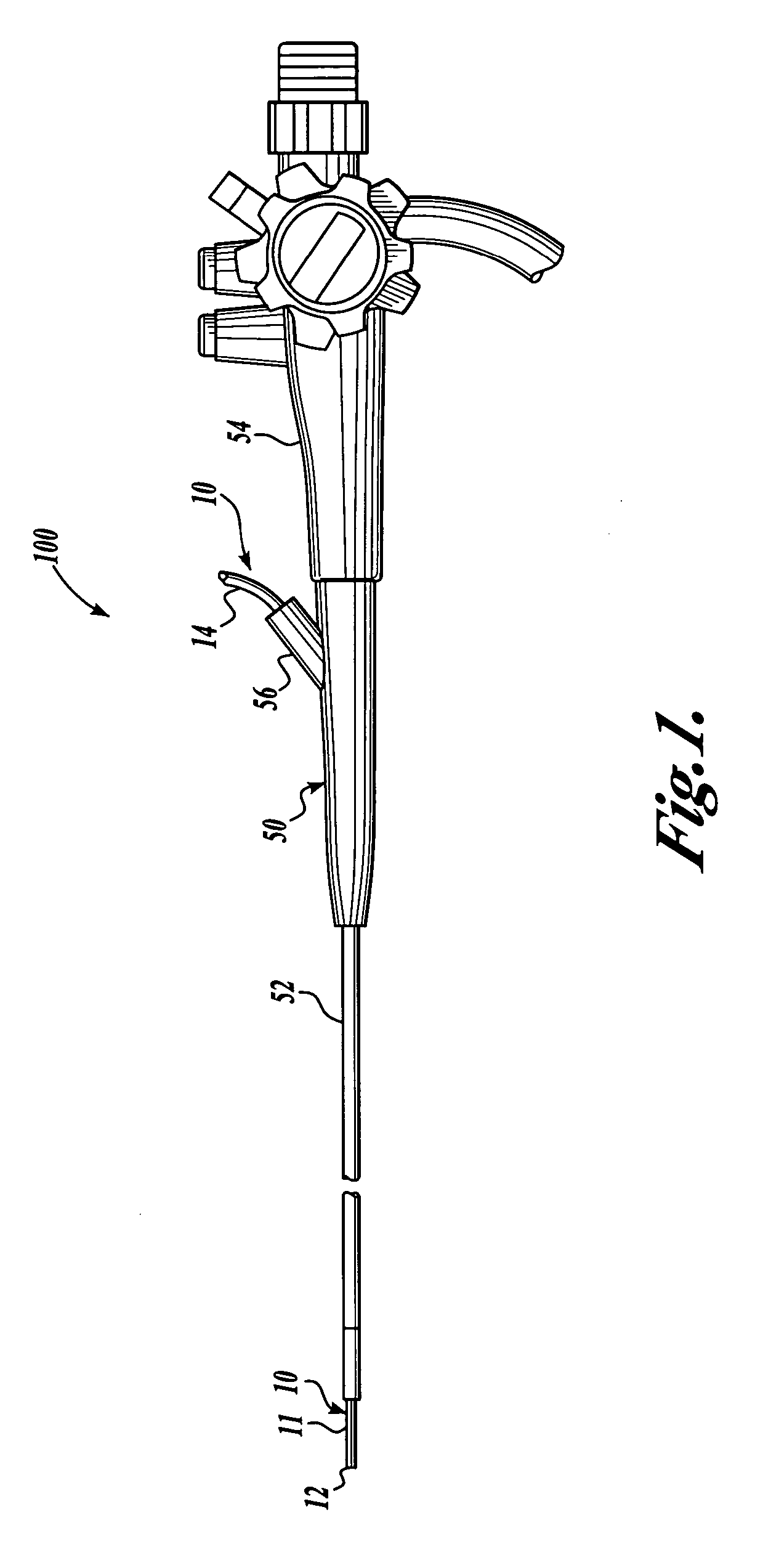 Vision catheter having electromechanical navigation