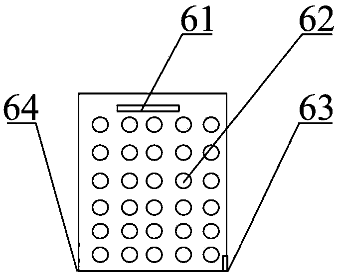 Distribution board based on modular structures