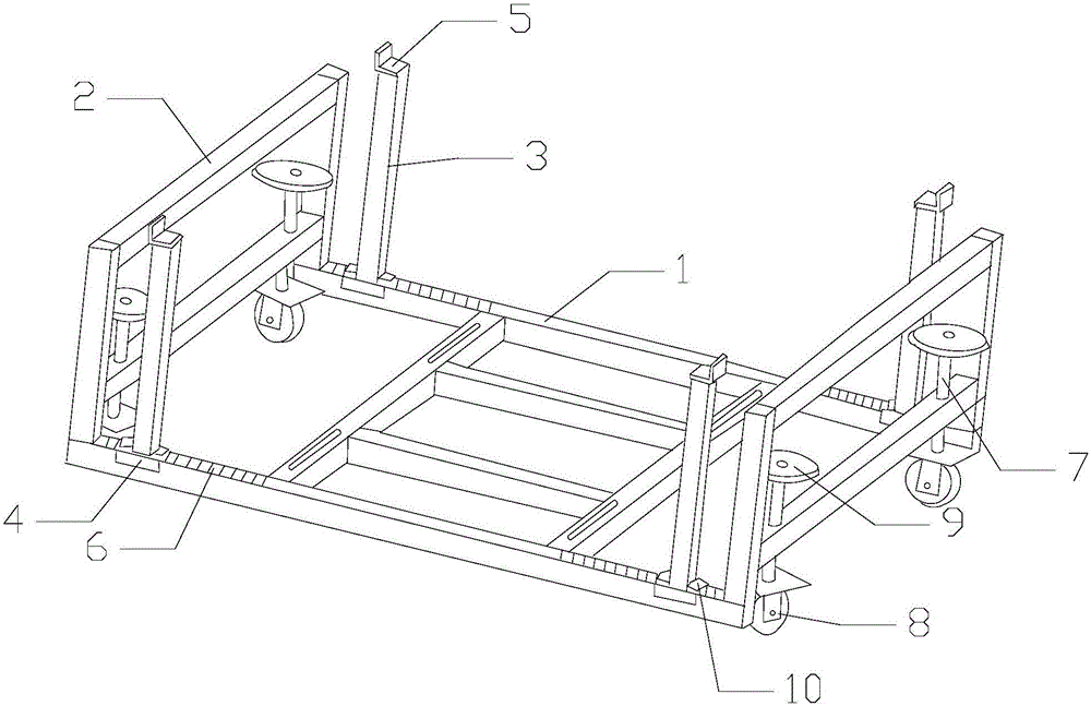 Integrated tool for storage, transfer and installation of braking module