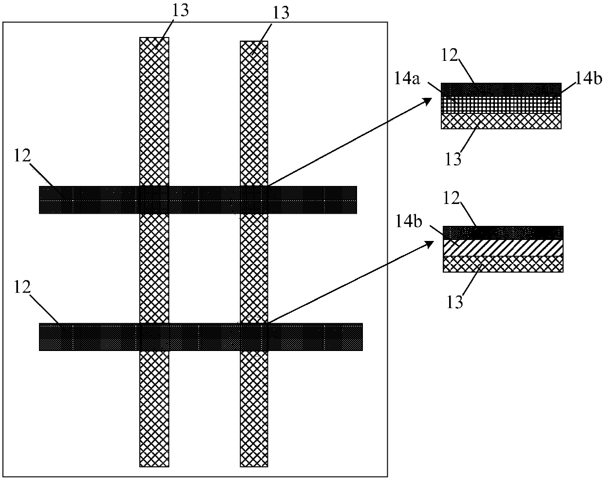 Feature recognition structure, manufacturing method, driving method and related device