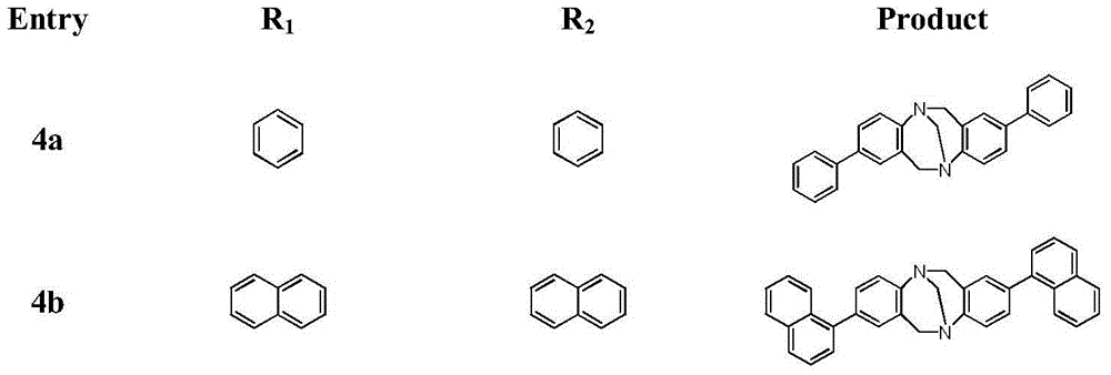 Synthesis method of 2,8-diaryl(amino) Troger's base derivatives