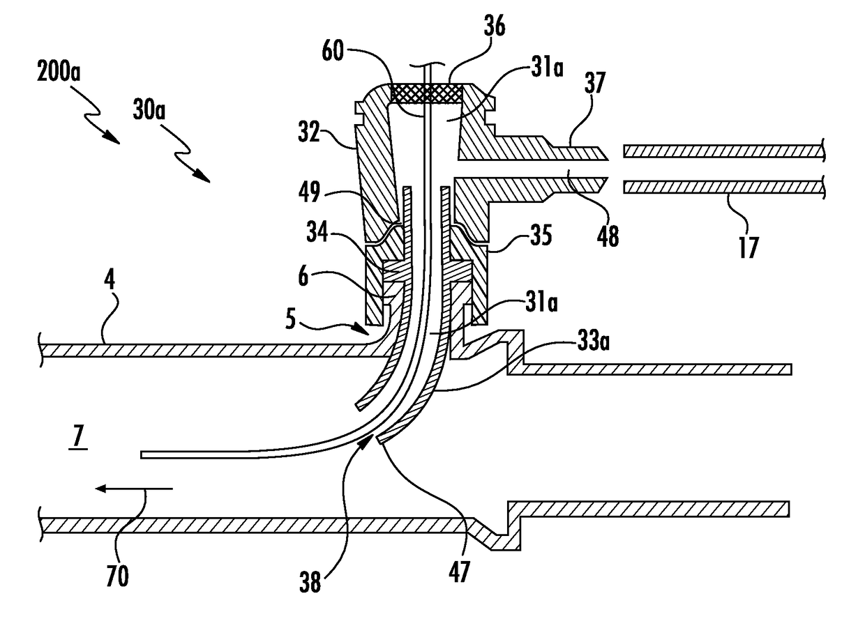 Devices for Endovascular Access Through Extracorporeal Life Support Circuits