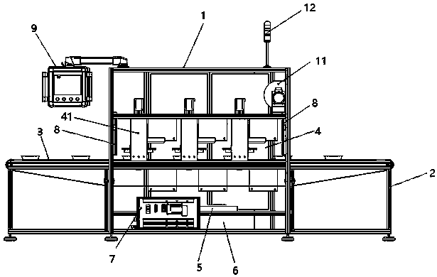 High-voltage electric field and low-temperature plasma cold sterilization production line equipment