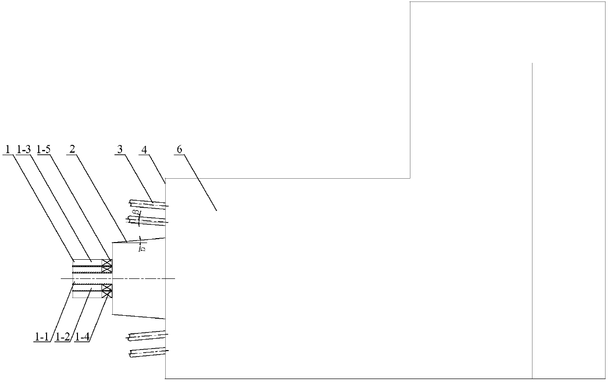 Center-feeding cyclone pulverized coal combustion device adopting pre-combustion chamber and double-layer jet flow to separate secondary air