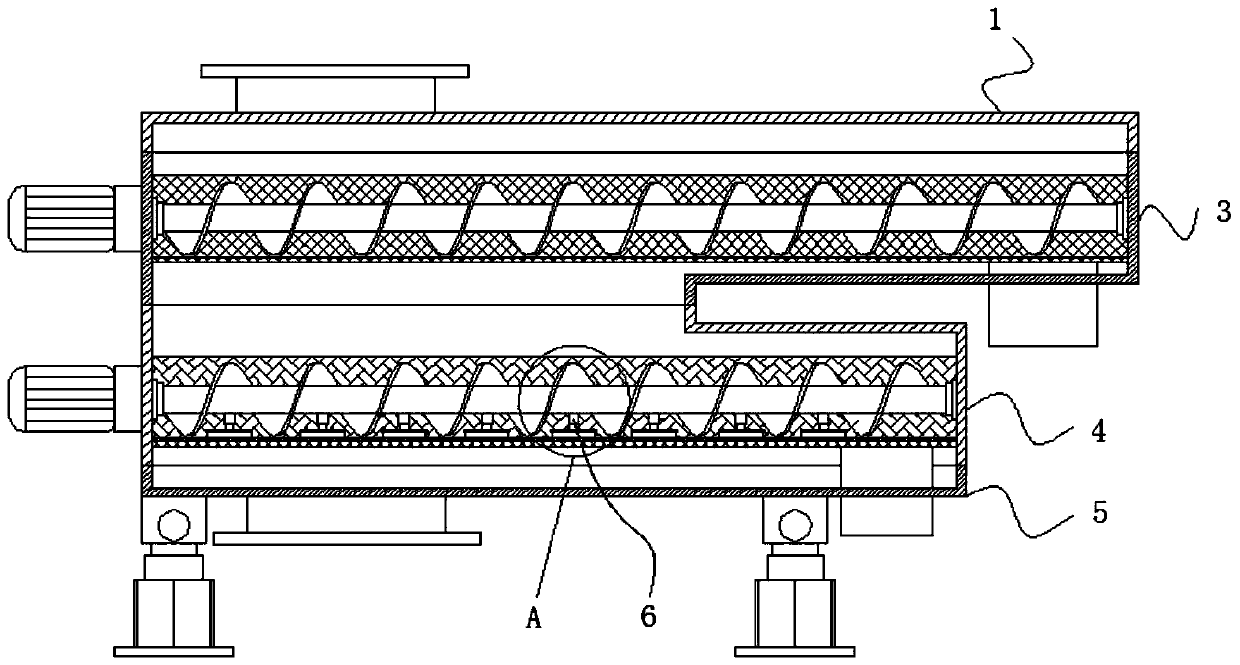 Sludge dewatering device for pollution control