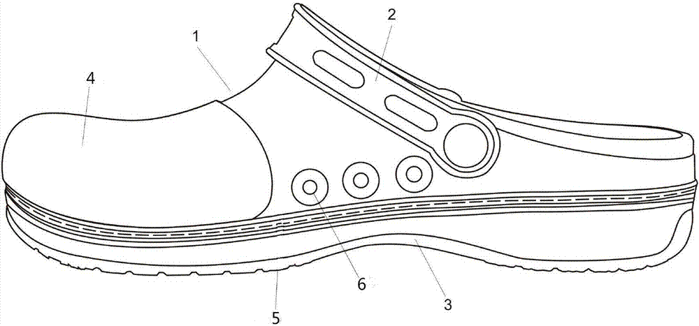 Medical surgical protective shoe