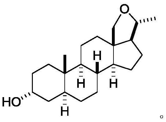 5α-pregna-18,20β-oxygen-3α-ol and its preparation method