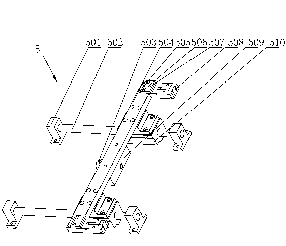 Semi-automatic punching machine for packaging tube