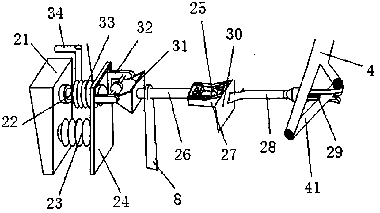 Direct current ice-melting short-circuit control structure