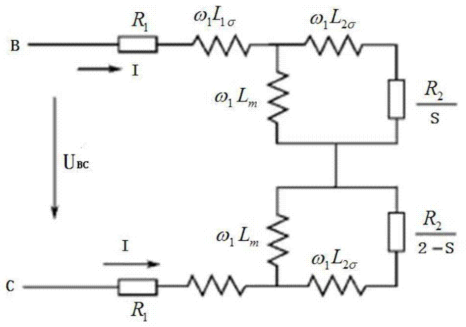 Online measuring method for high-voltage high-capacity asynchronous motor parameters