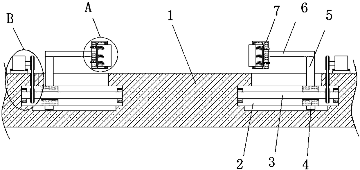 Gluing device of aluminum plate for printing