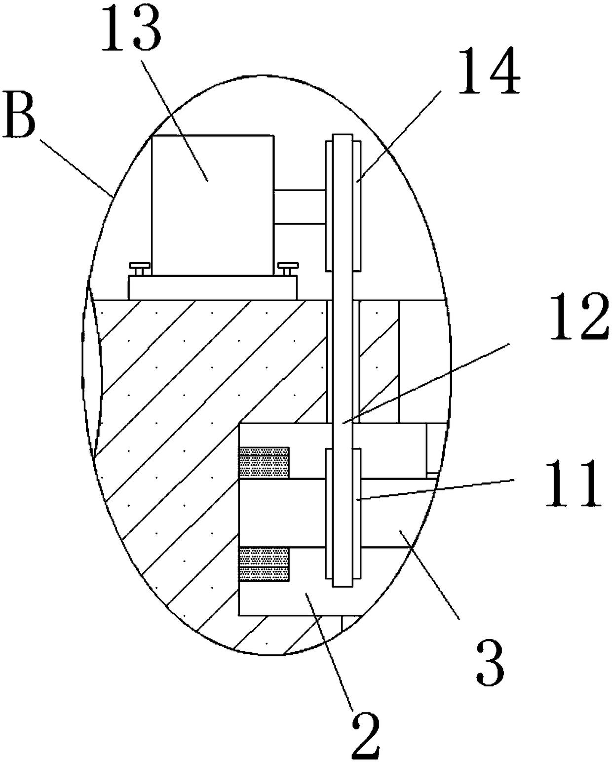 Gluing device of aluminum plate for printing