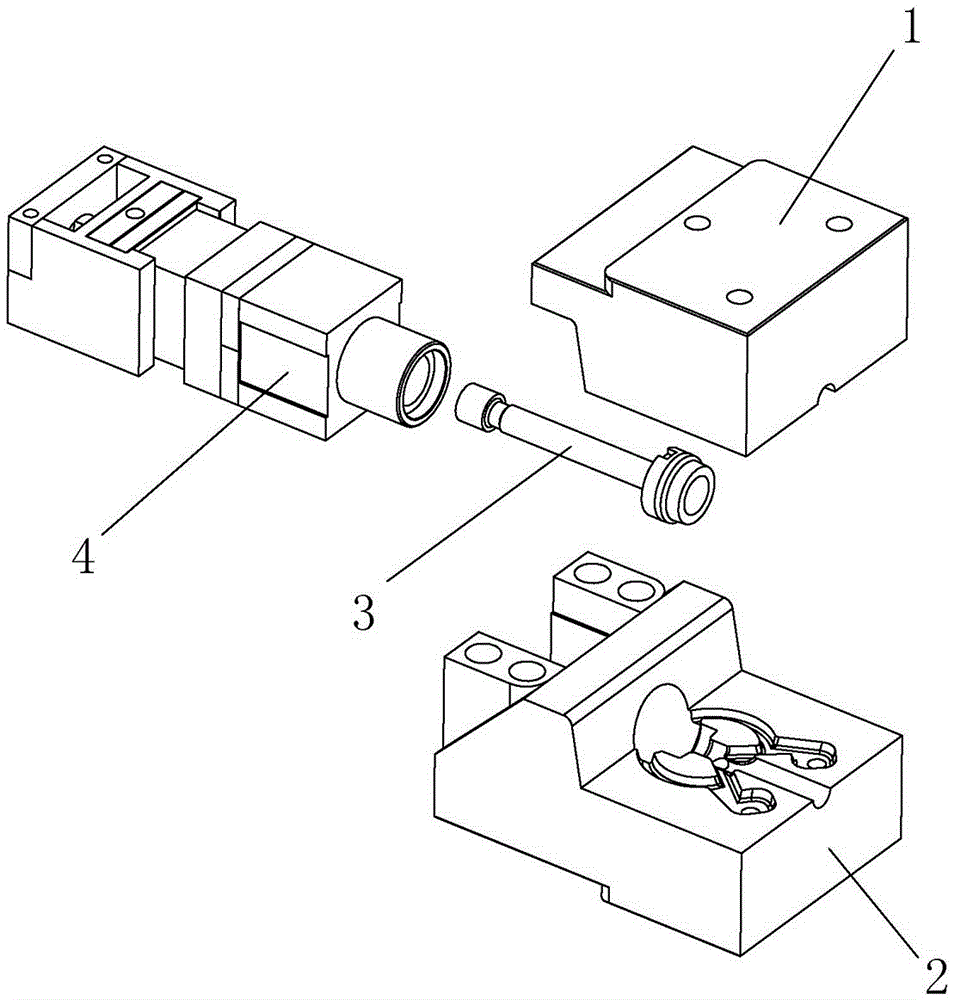 Vacuum stop valve for mold