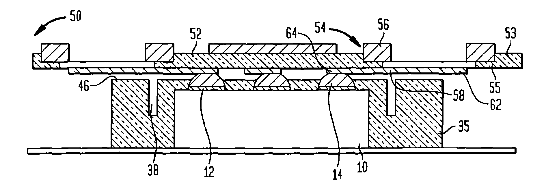 Microelectronic assemblies having low profile connections