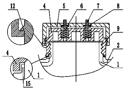 Additive sample bottle