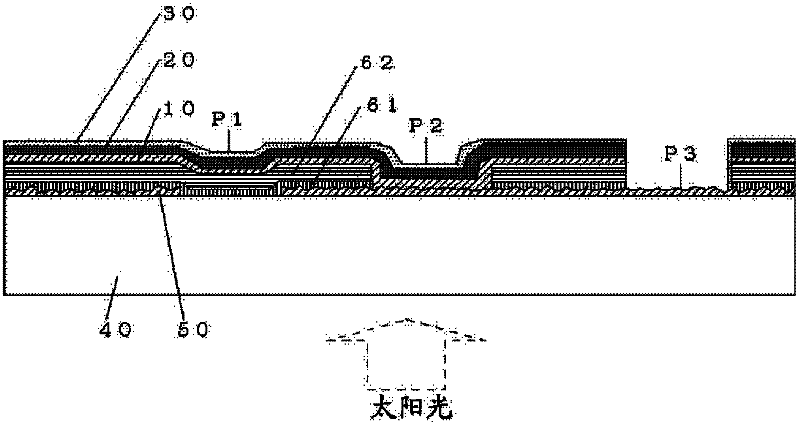 Back electrode strap for thin film solar cell and producing method of thin film solar cell