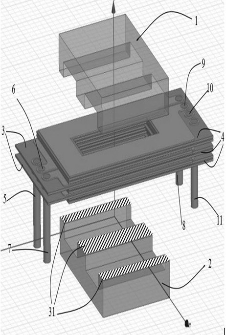 A high-temperature planar transformer using metal-clad ceramic substrates