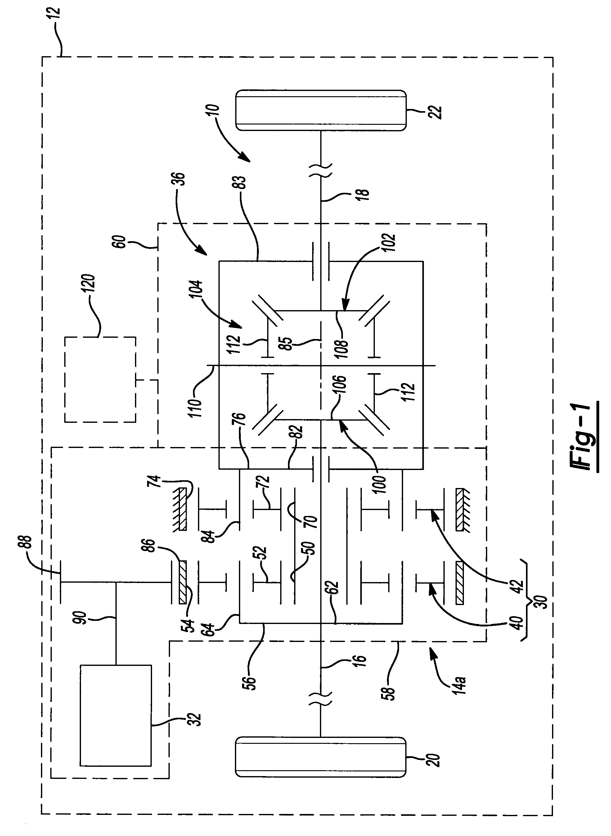 Axle assembly with torque distribution drive mechanism