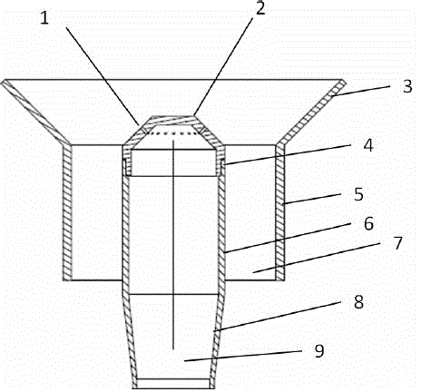 Multi-hole fuel gas jet flow burner