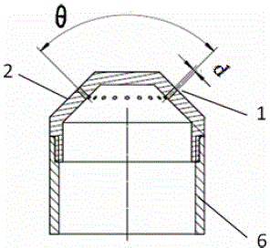 Multi-hole fuel gas jet flow burner