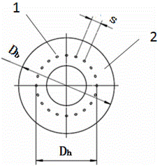 Multi-hole fuel gas jet flow burner