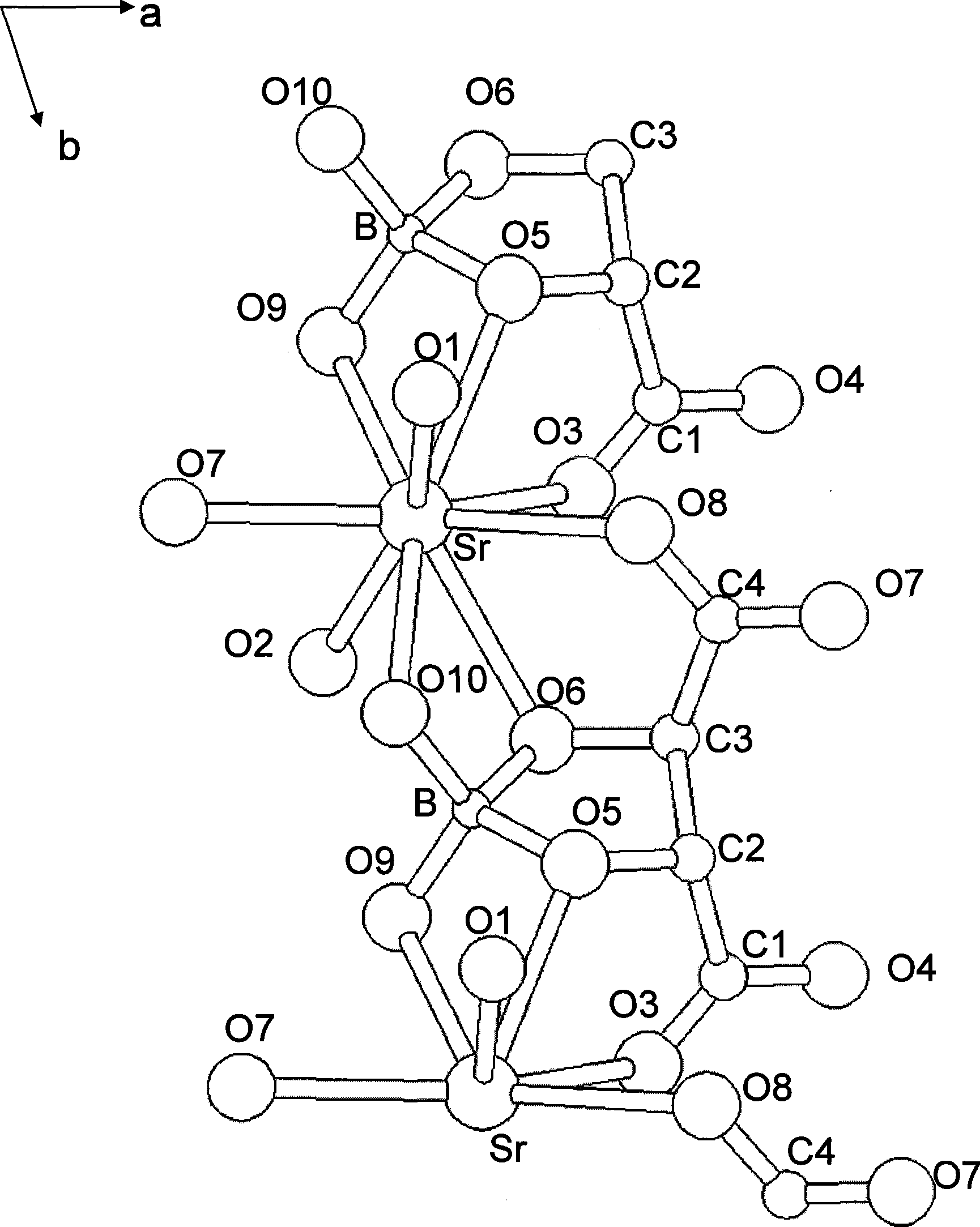 Nonlinear optical material of strontium-ammonium boron tartrate tetrahydrate and preparation method and application thereof