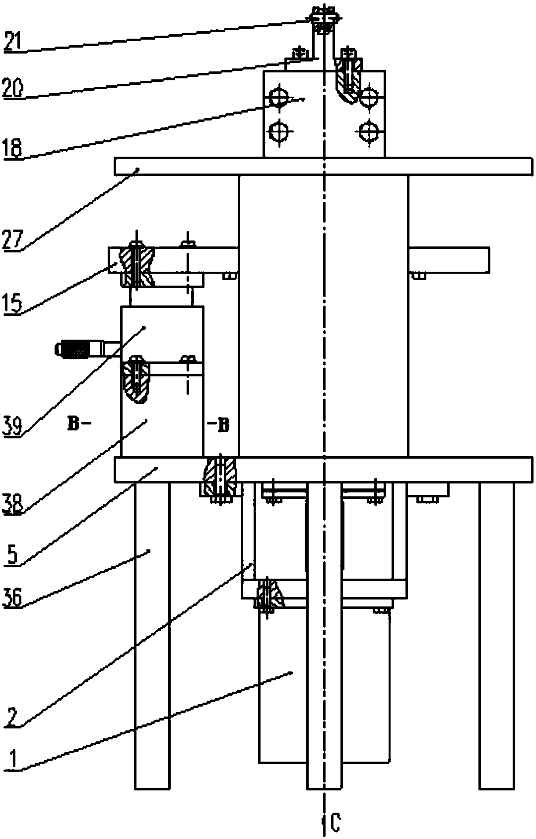 A friction torque testing machine for aerospace bearings under simulated weightlessness