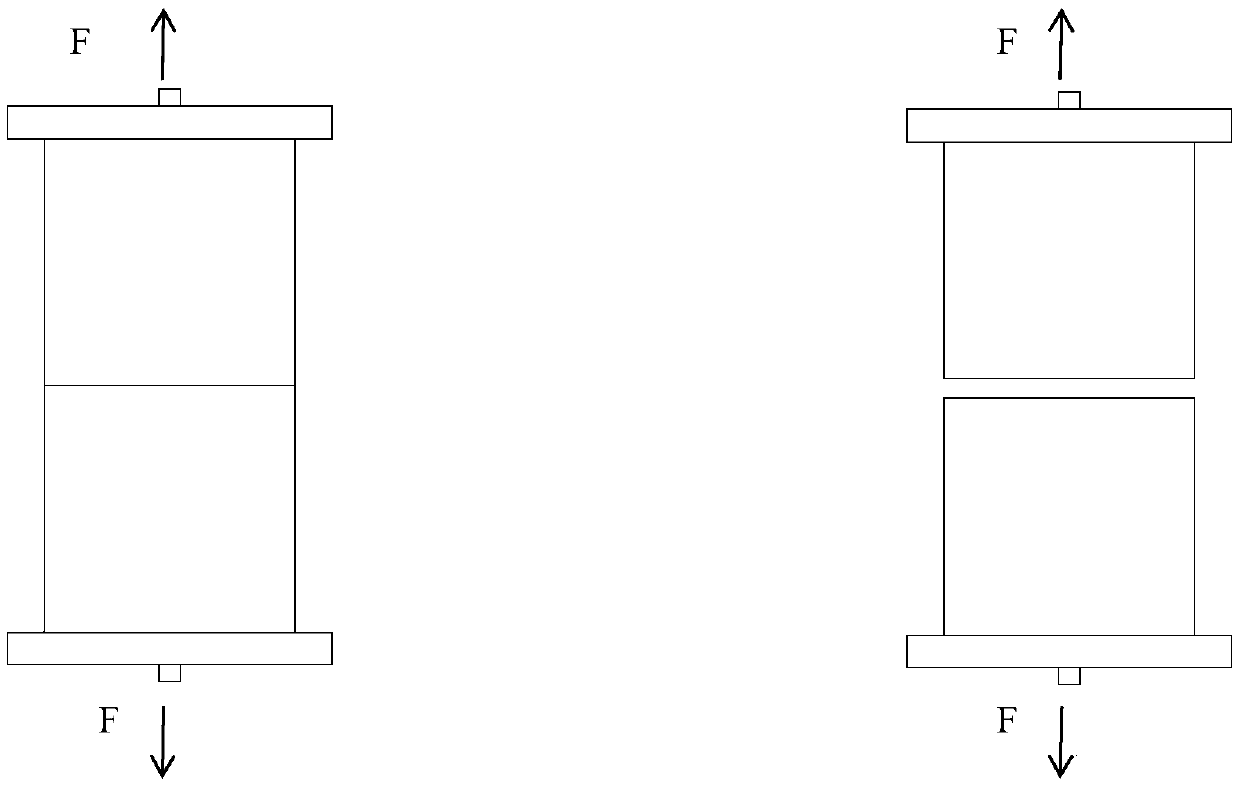 Method for testing and evaluating properties of bonding layer of asphalt pavement