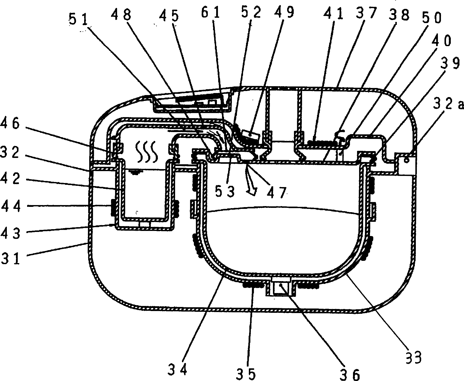 Rice cooking device