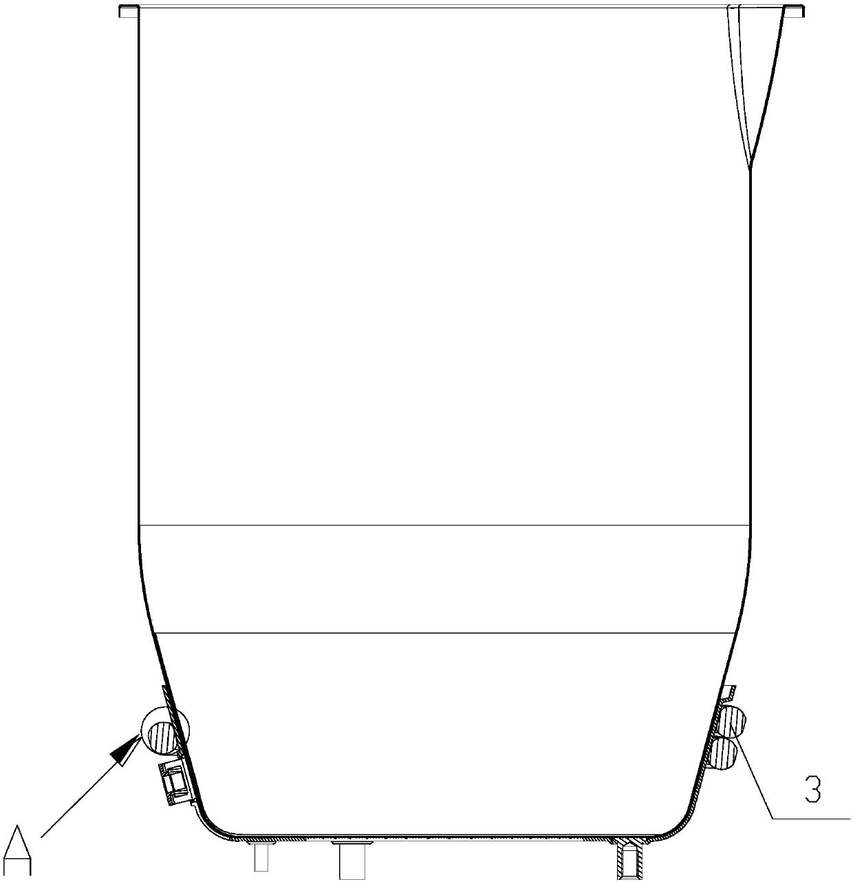 Heating cup body manufacturing method