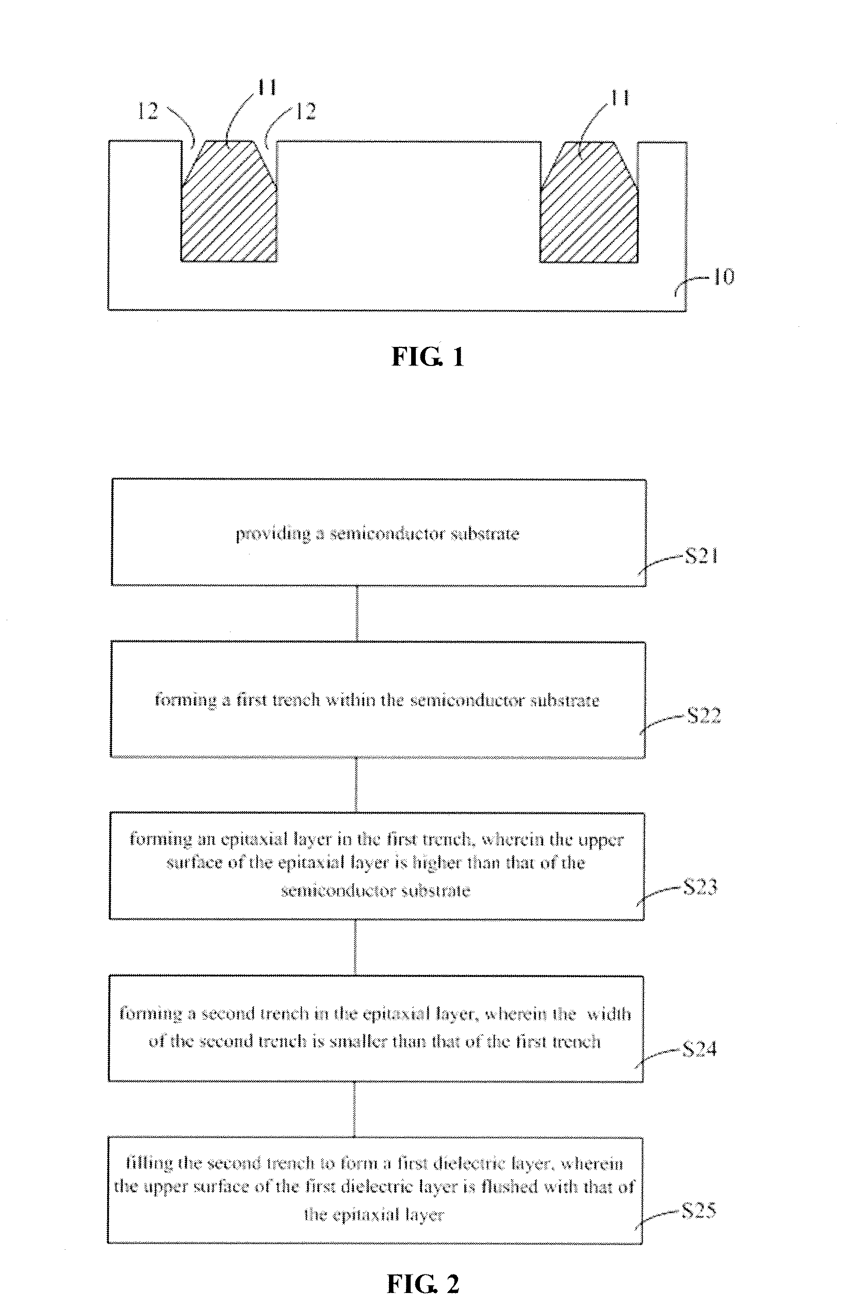 Shallow trench isolation structure and method for forming the same