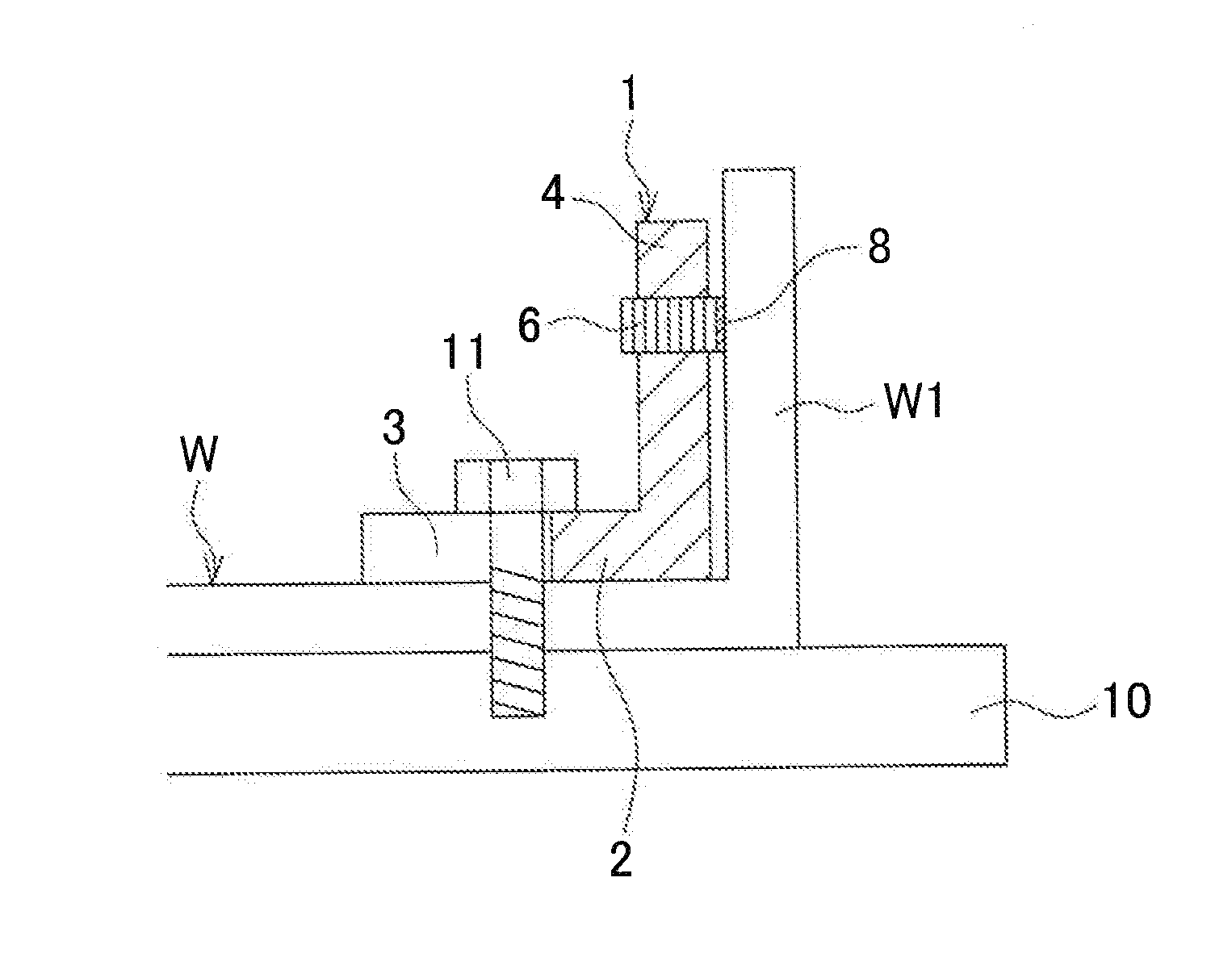 Chattering vibration preventing jig for workpiece