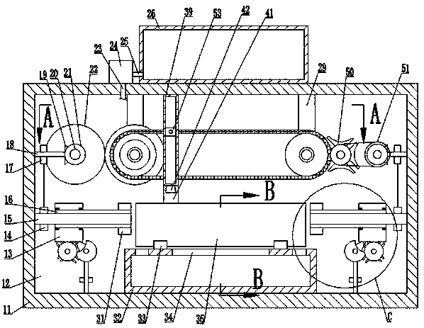 Pipeline surface rust removal and paint spraying device