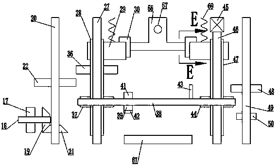 Pipeline surface rust removal and paint spraying device