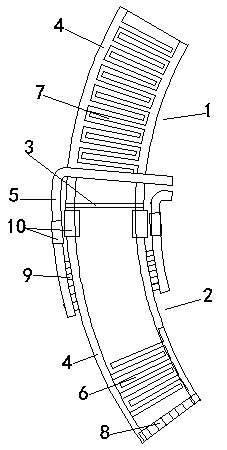 Drying and desulfurization system of annular rotary tunnel kiln