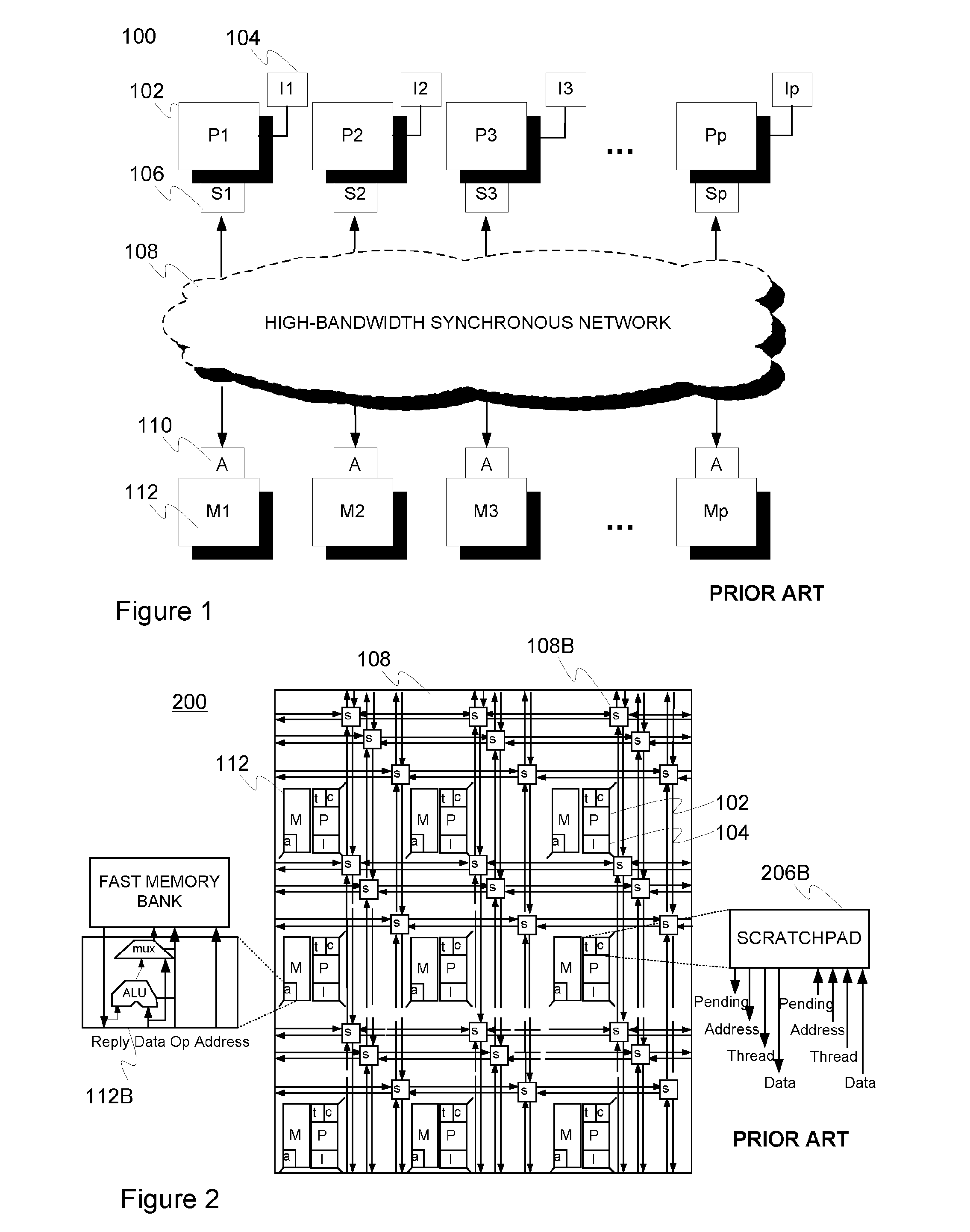 Architecture for long latency operations in emulated shared memory architectures