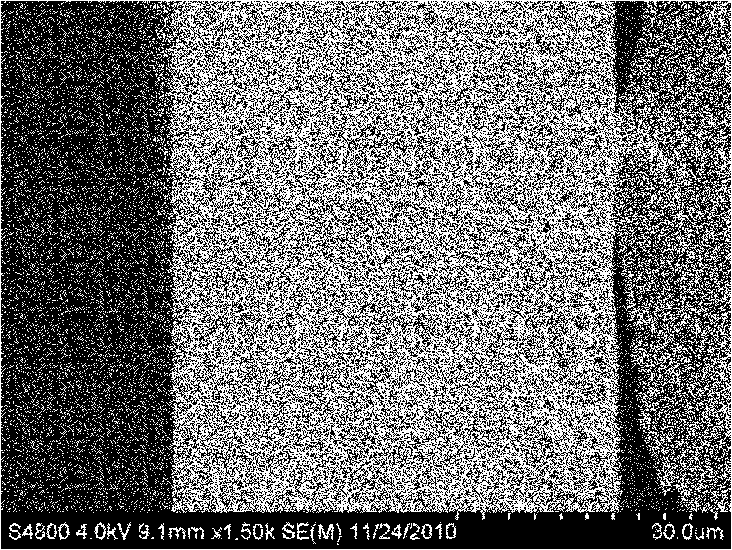 Method for preparing fluorocarbon polymer microporous film with interpenetrating network bicontinuous pore structure