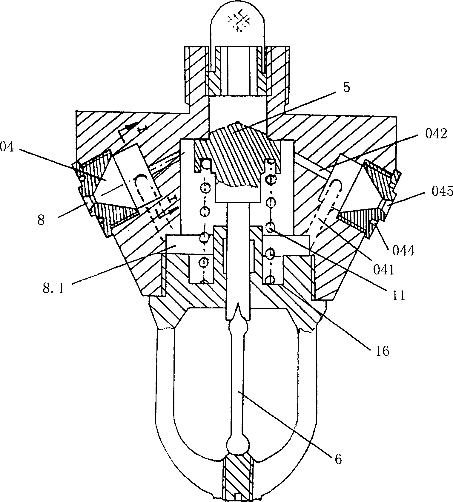 Multi-nozzle enclosed type middle and low pressure water mist sprayer