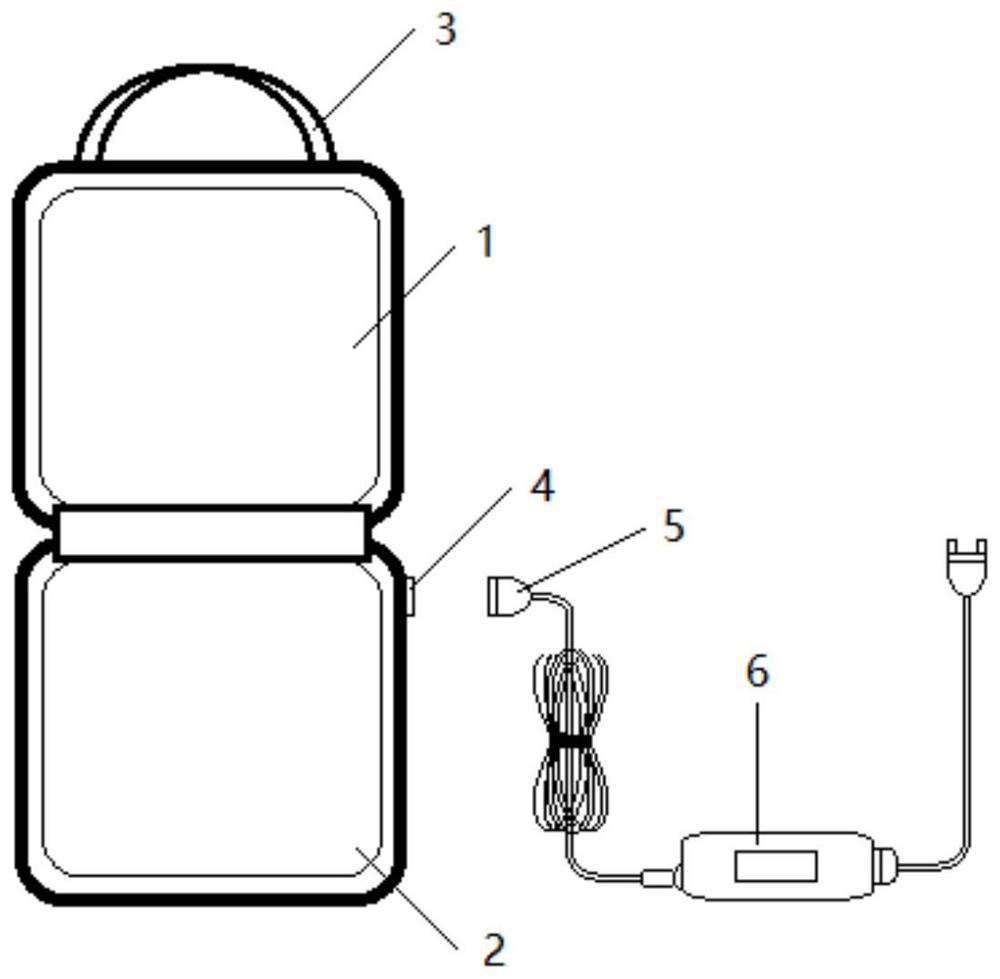 Special portable bag for AED