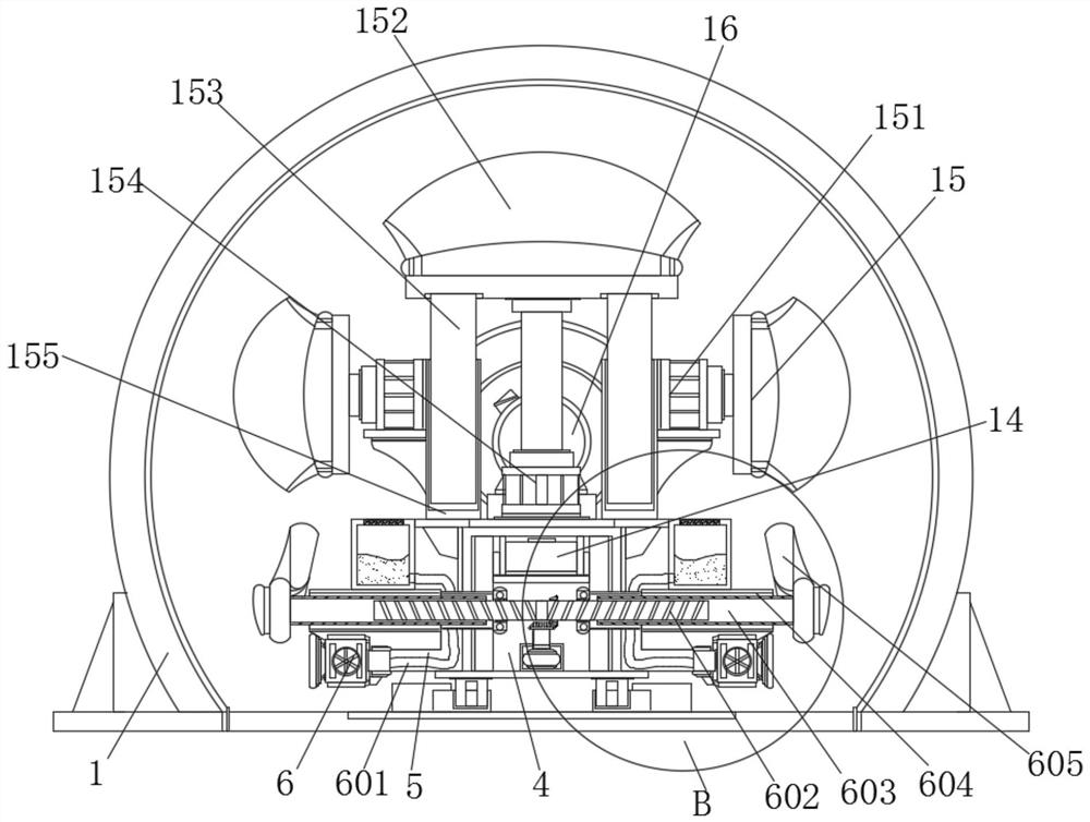 Pipe piece dismounting device for waste tunnel expanding and using method thereof