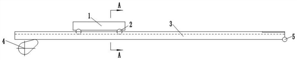 Automobile injection molding part conveying device