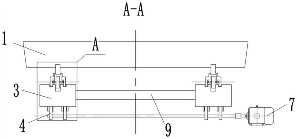 Automobile injection molding part conveying device