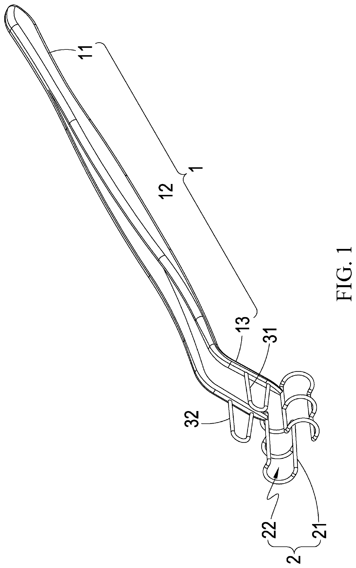 Dental forceps structure