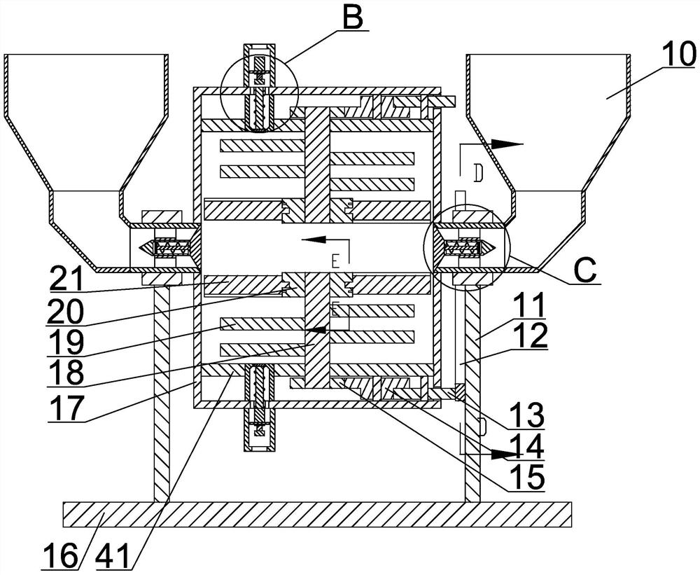 Energy-saving mixed material fermentation machine