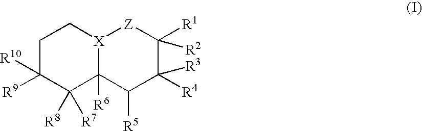 Decaline-derived compounds as pharmaceutically active agents