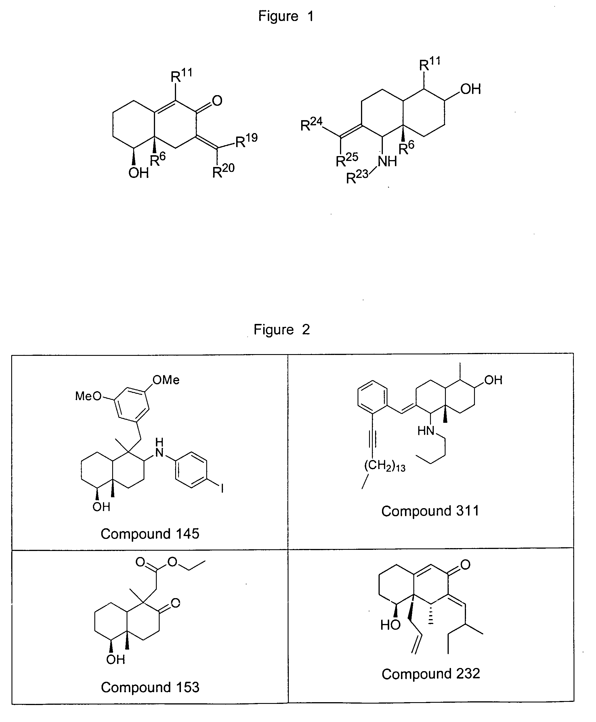 Decaline-derived compounds as pharmaceutically active agents