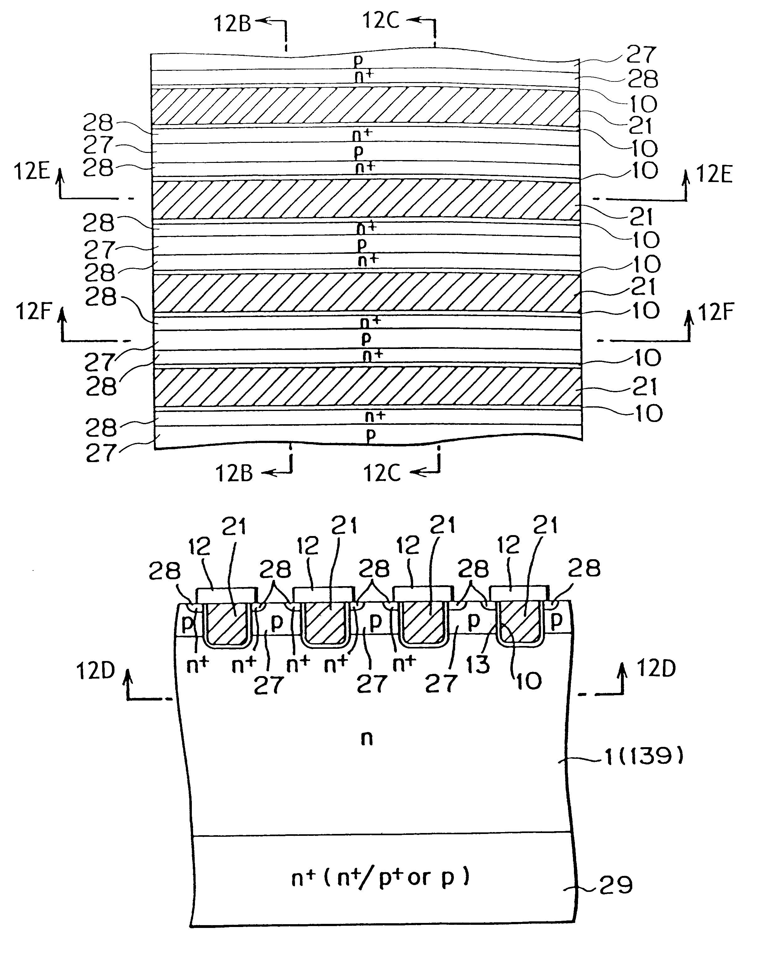 Vertical layer type semiconductor device