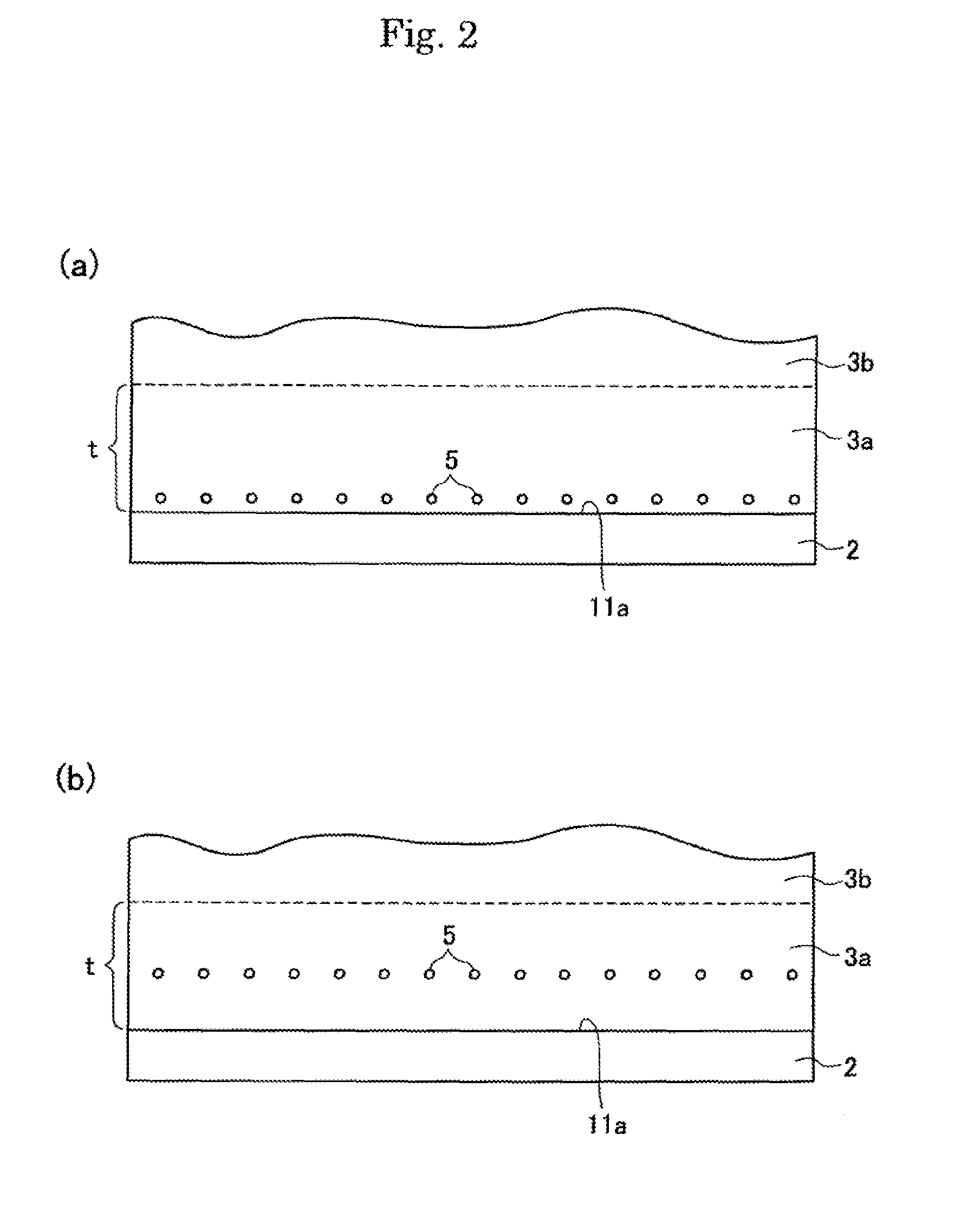 Films of nitrides of group 13 elements and layered body including the same