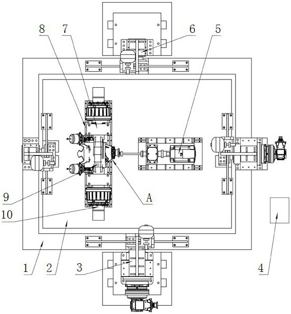 Lubrication test method for main speed reducer of drive axle