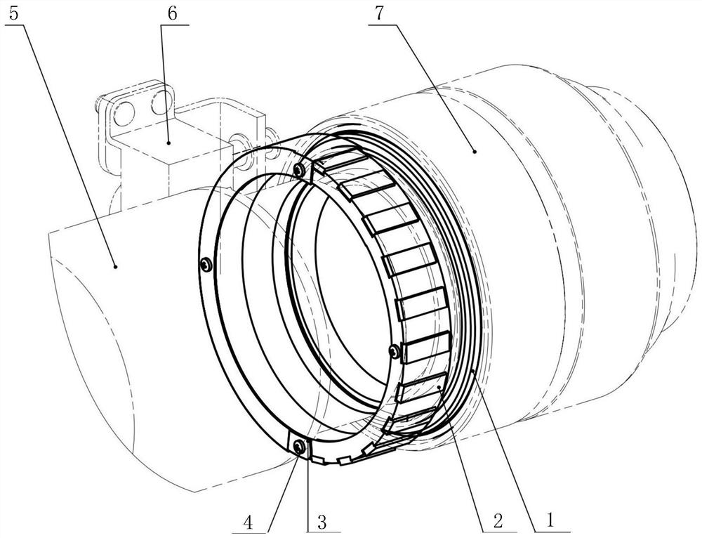 Railway wagon magnetic force driving power generation device